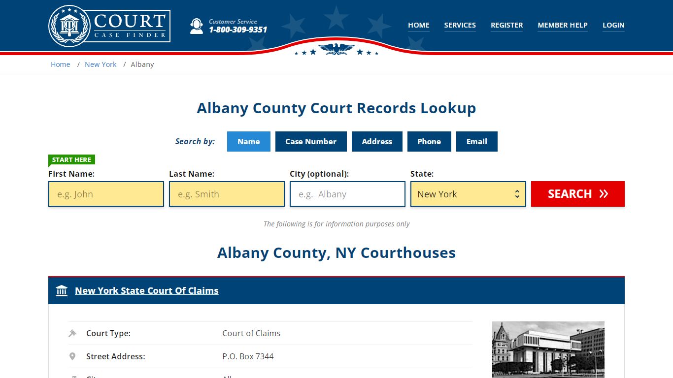 Albany County Court Records | NY Case Lookup